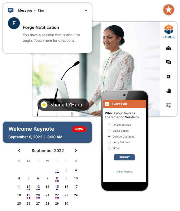 Event management platform features